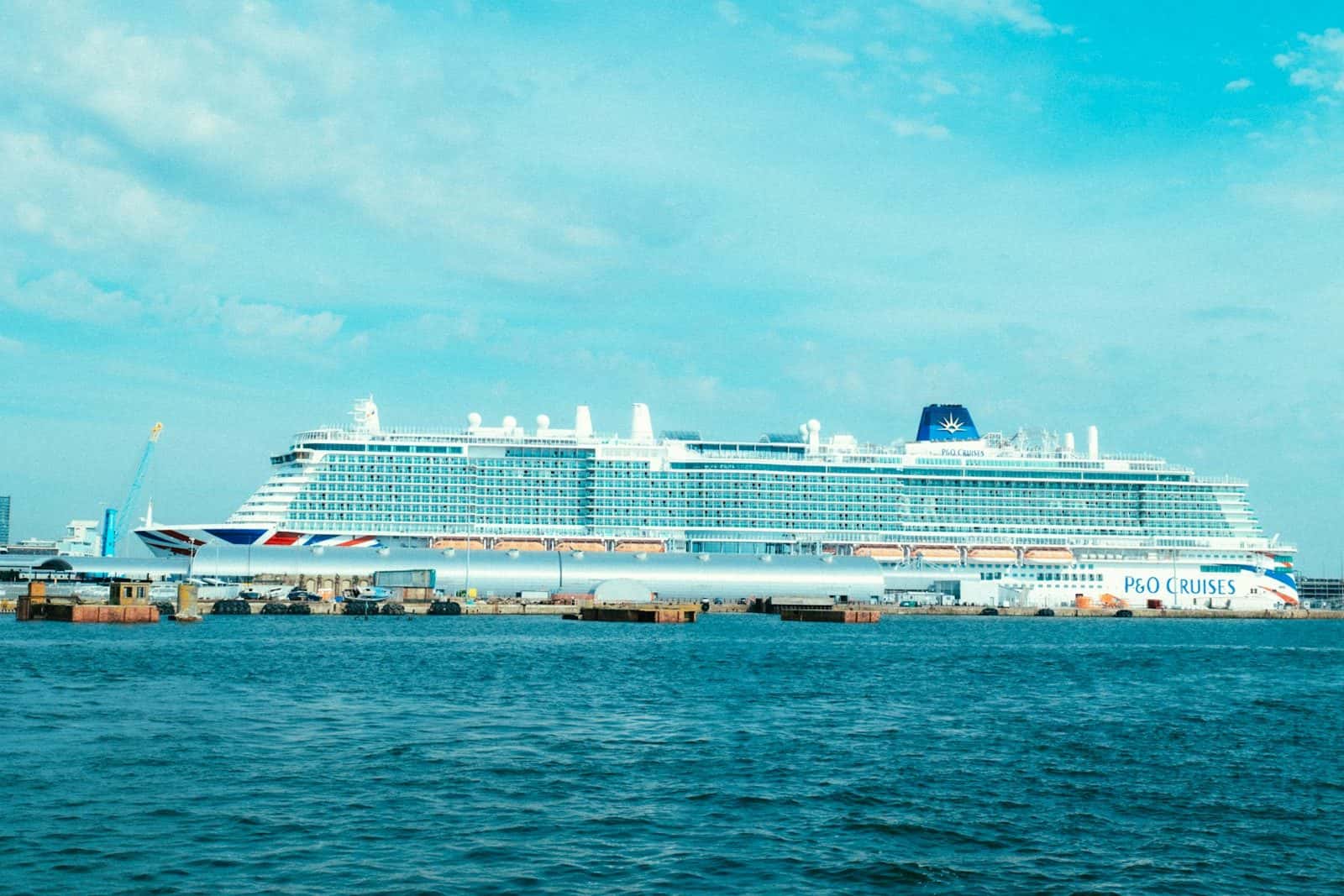A cruise ship on Southampton Water